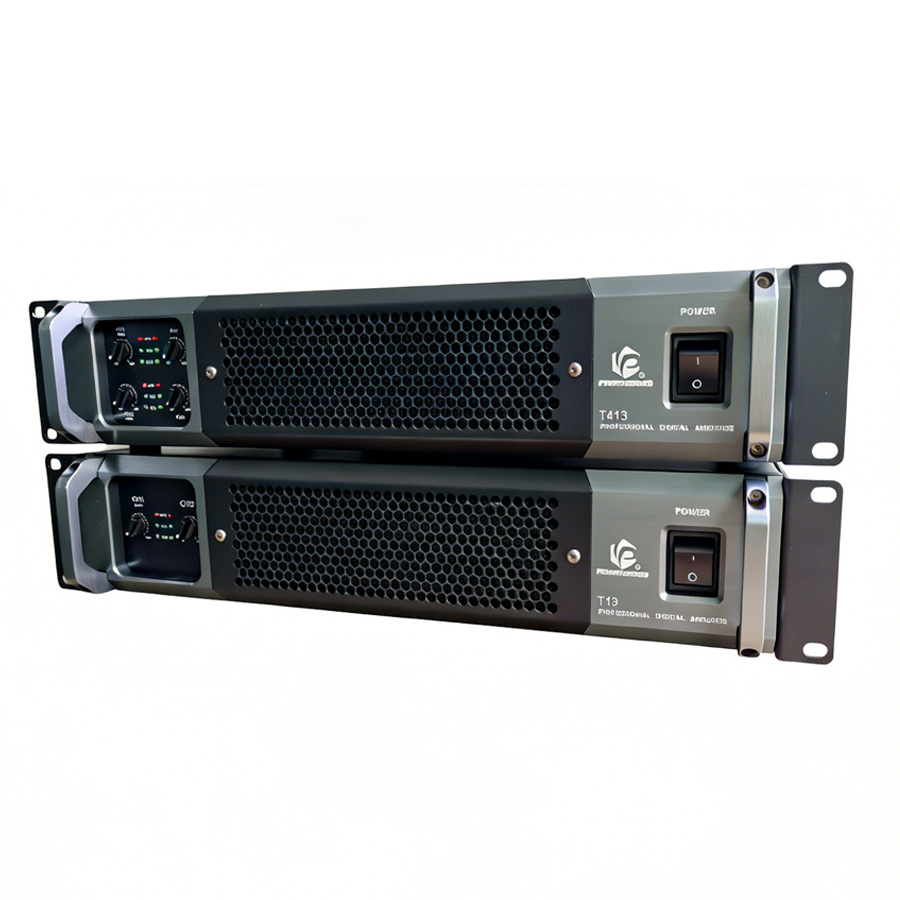 T Series 2U Rack Power Amplifier - 2 Channel 4 Channel D class ...