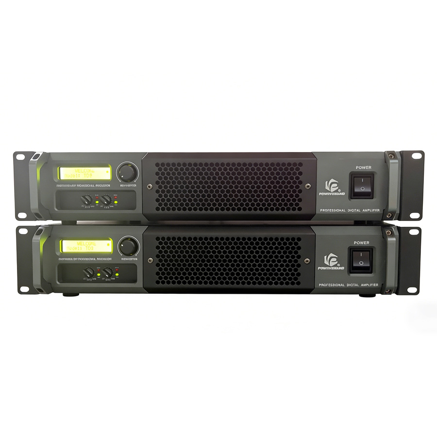 Dsp Rack TD series 2U rack power amplifier with DSP controller - D class power ...