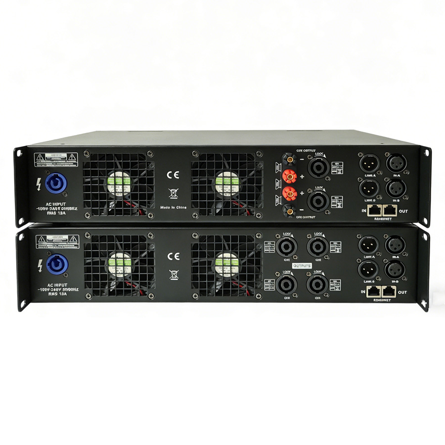 TD series 2U rack power amplifier with DSP controller - D class power ...