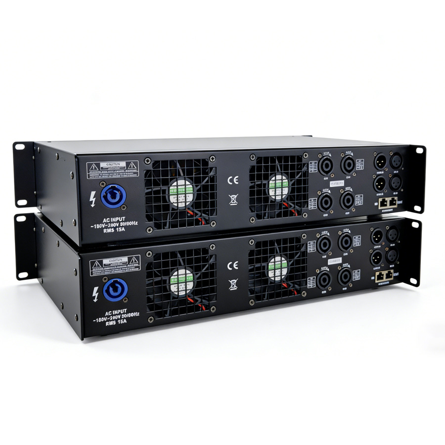 Dspbr Rack TD series 2U rack power amplifier with DSP controller - D class power ...