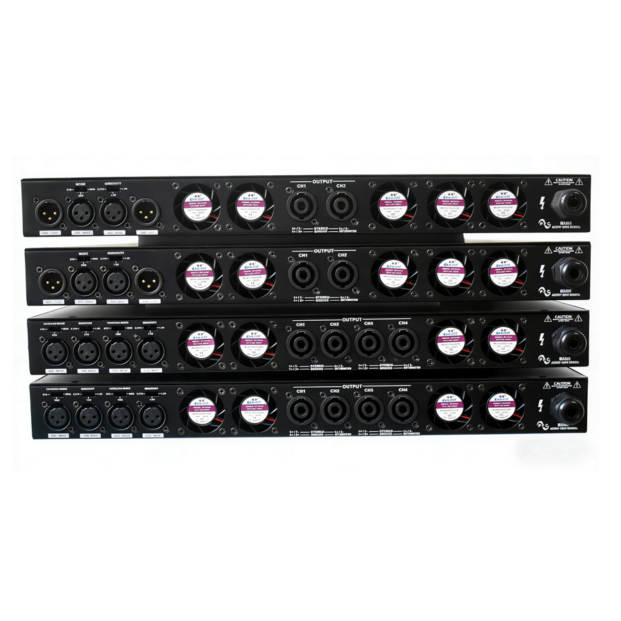 Audio Output Module D Rack XP series 1U Rack Big power amplifier - 2OHM 6000W Class D Power ...