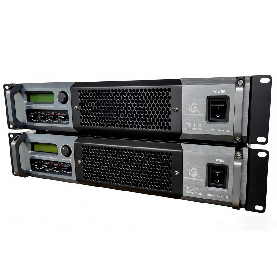 Dsp Rack TD series 2U rack power amplifier with DSP controller - D class power ...