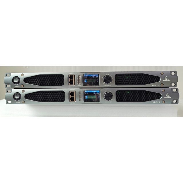 XD Series DSP control 1U rack Power Amplifier